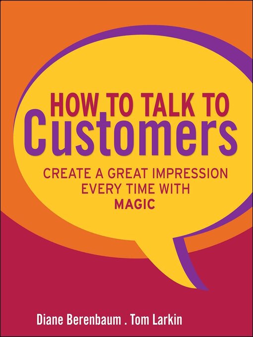 Title details for How to Talk to Customers by Diane Berenbaum - Available